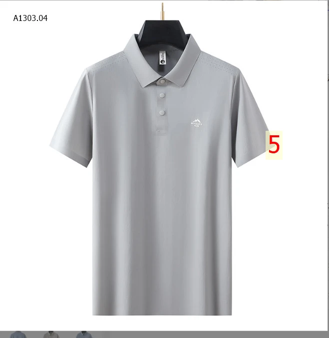 ÁO POLO NAM TRƠN MÀU LOGO NỔI-sỉ 224k