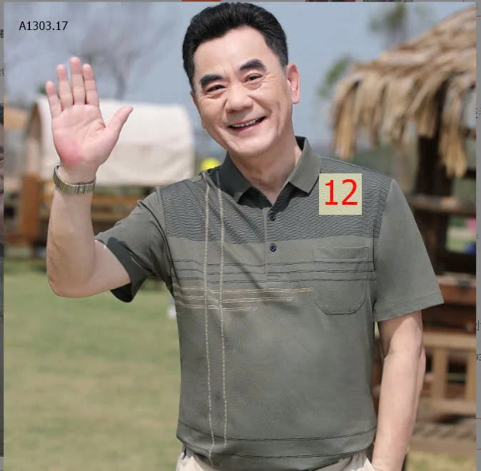 ÁO POLO TRUNG NIÊN NGẮN TAY  -sỉ 115k