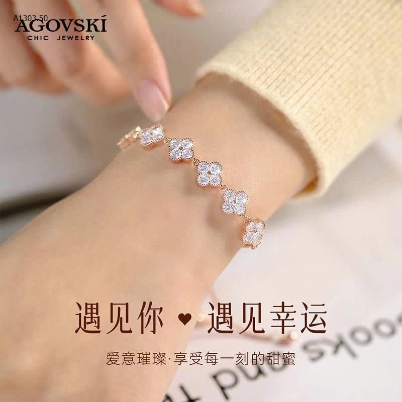 VÒNG TAY CỎ 4 LÁ AGOVSKI-sỉ 215k