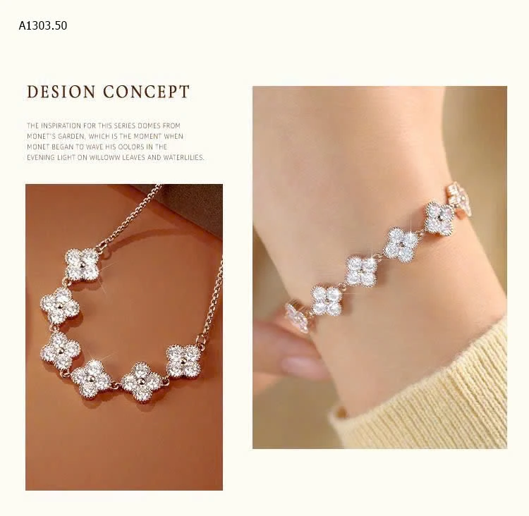 VÒNG TAY CỎ 4 LÁ AGOVSKI-sỉ 215k