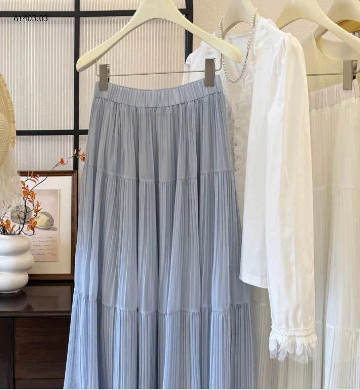 CHÂN VÁY XẾP LY ANNA #-sỉ 180k