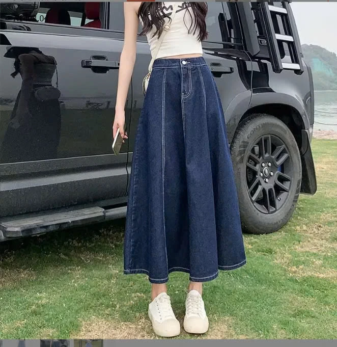 CHÂN VÁY JEAN DÁNG DÀI XOÈsỉ 116k