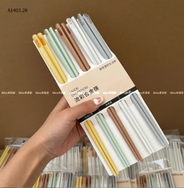 SET 10 ĐÔI ĐỮA HỢP KIM KHÁNG KHUẨNsỉ 95k/set 10 đôi