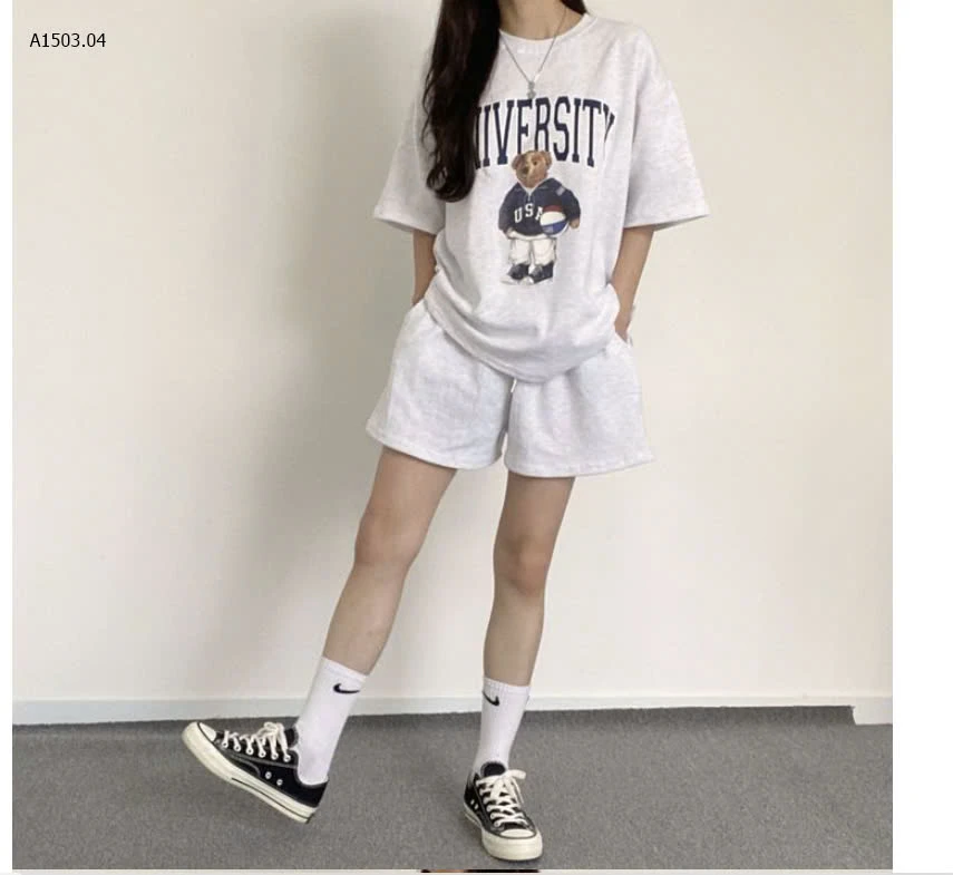 BỘ CỘC HÈ HÌNH GẤU CHO NỮ -sỉ 145k