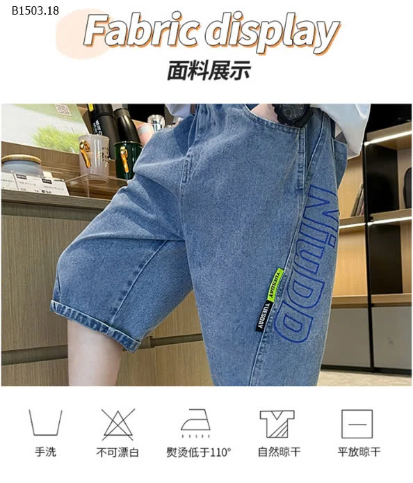 QUẦN SOOC JEAN BÉ TRAI-sỉ 138k