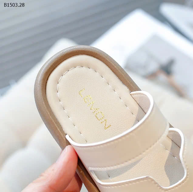 DÉP LÊ CHỮ H CHO BG-sỉ Sz 21-25 : 116k            Sz 26-30 : 126k            Sz 31-35 : 136k