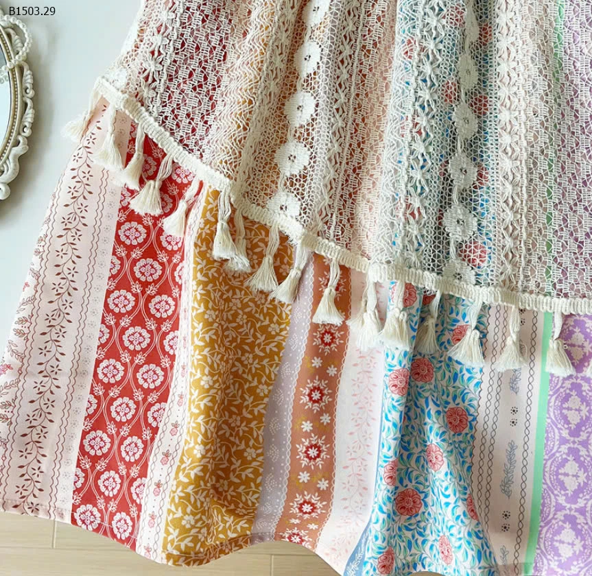 VÁY YẾM THỔ CẨM CHO BÉ-sỉ 135k