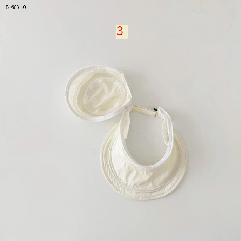 MŨ CHỐNG NẮNG VÀNH RỘNG CHO BÉ-sỉ 90k