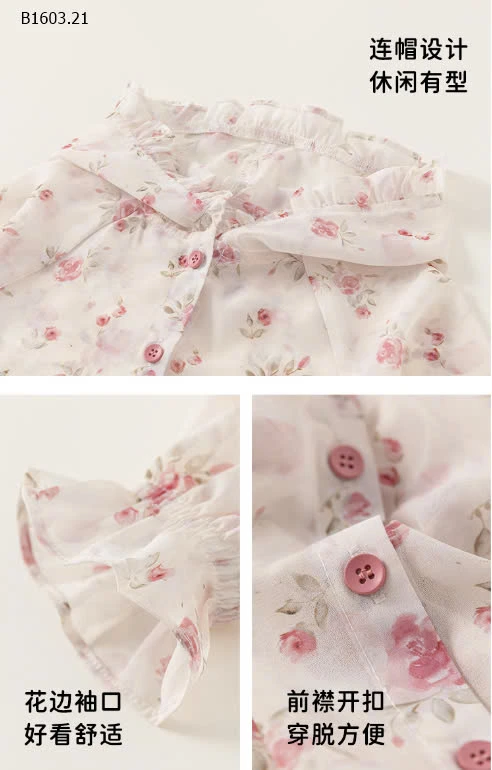 ÁO KHOÁC HOA HÃNG BABYCITY -sỉ 178k