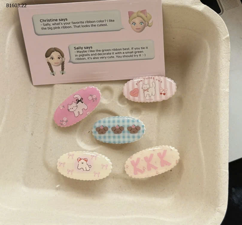 SET 10C KẸP TÓC XINH CHO BÉ -sỉ 47k/set 10c mix mẫu 