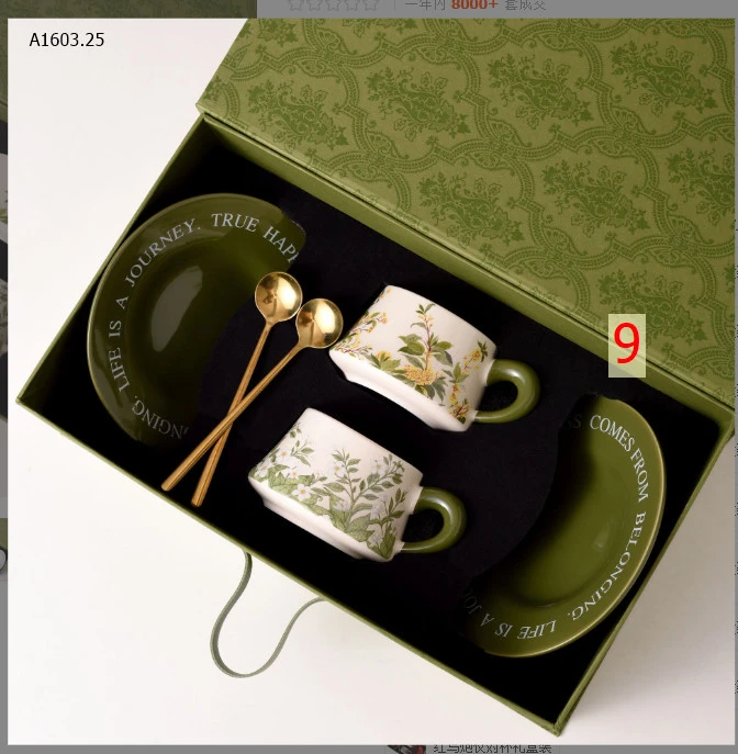 SET 2 CỐC 2 ĐĨA 2 THÌA-sỉ 370k