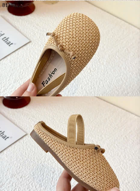 Sandal lưới cói quai chun -sỉ Sz 23-30 : 158k            Sz 31-36 : 165k 