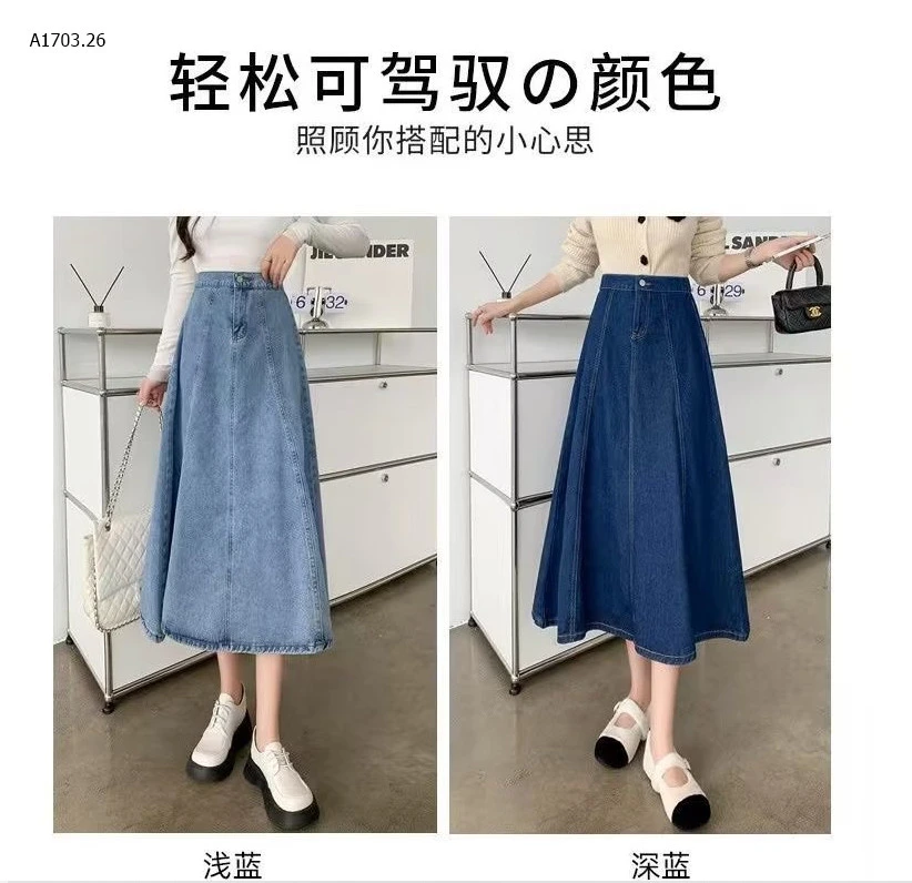 CHÂN VÁY JEANS-sỉ 120k