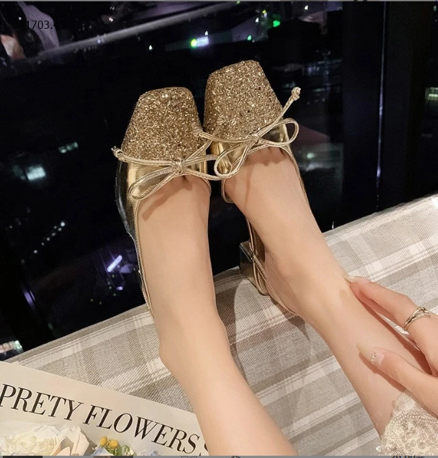 GIÀY CAO GÓT MARY.JEAN ĐÍNH sequin MŨI VUÔNG -sỉ 181k