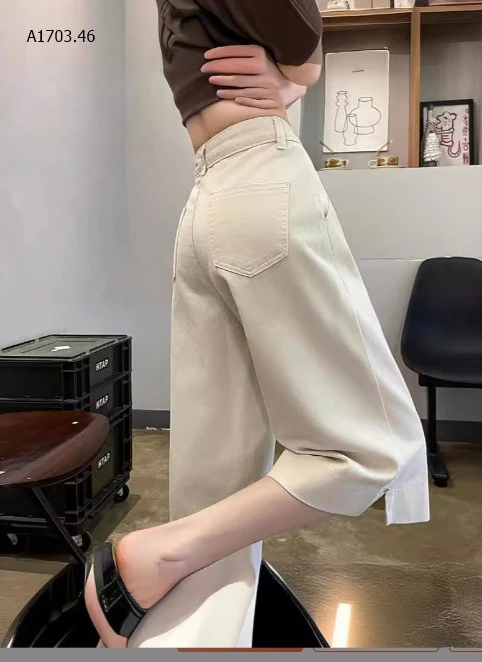 QUẦN JEANS ỐNG LỬNG CHO NỮ -sirt 180k