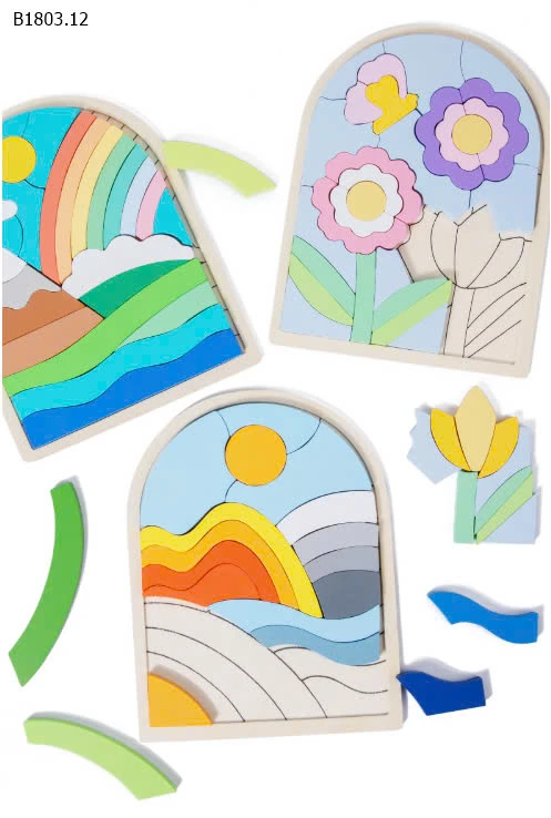 BẢNG XẾP HÌNH CẦU VỒNG-sỉ 67k