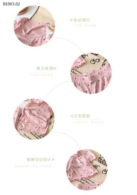 BỘ THUN COTTON HOA NHÍ BG QCCC-sỉ 100-120 : 116K           130-150 : 137K           160-170 : 158K 