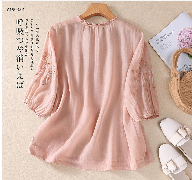 ÁO ĐŨI THÊU -sỉ 164k