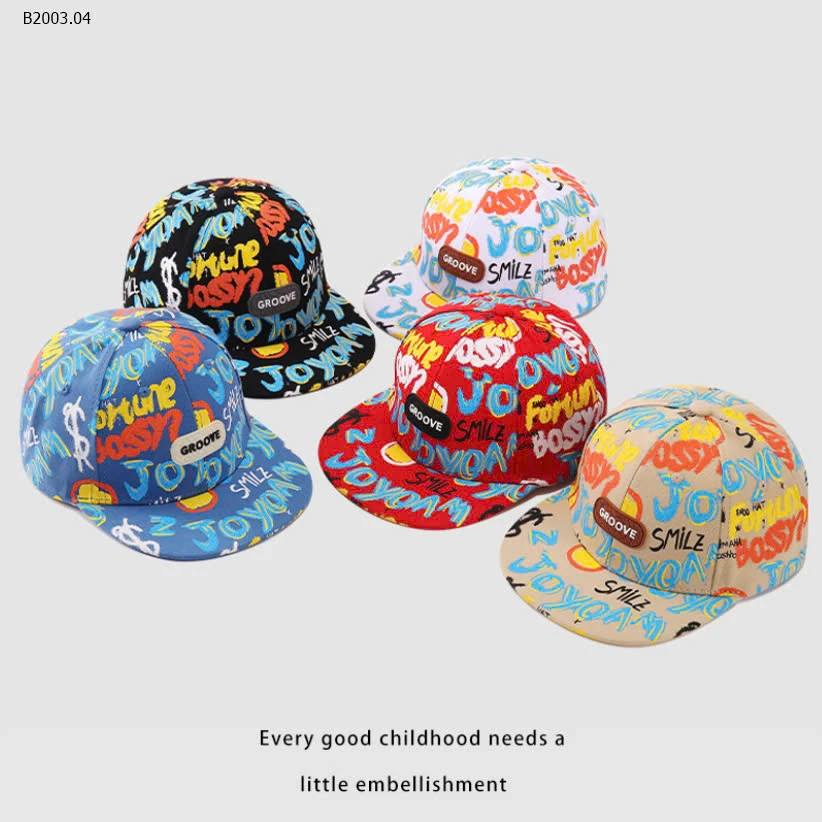 MŨ SNAPBACK CHO BÉ CUTE  -sỉ 69k