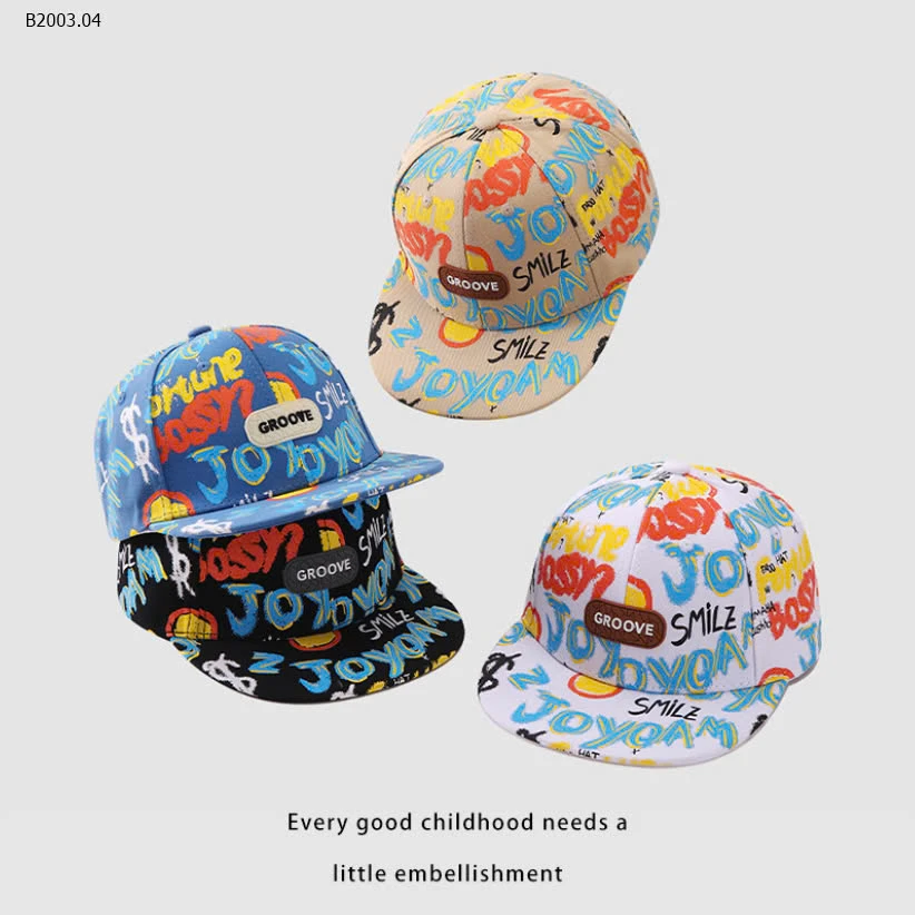 MŨ SNAPBACK CHO BÉ CUTE  -sỉ 69k