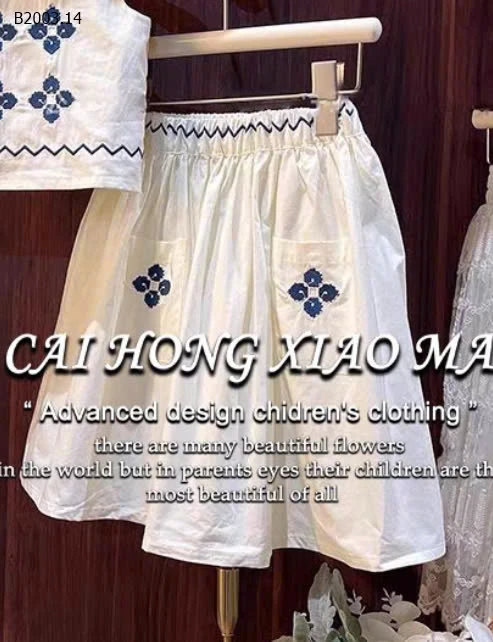 SET VÁY HỌA TIẾT CHO BÉ GÁI -sỉ 135k