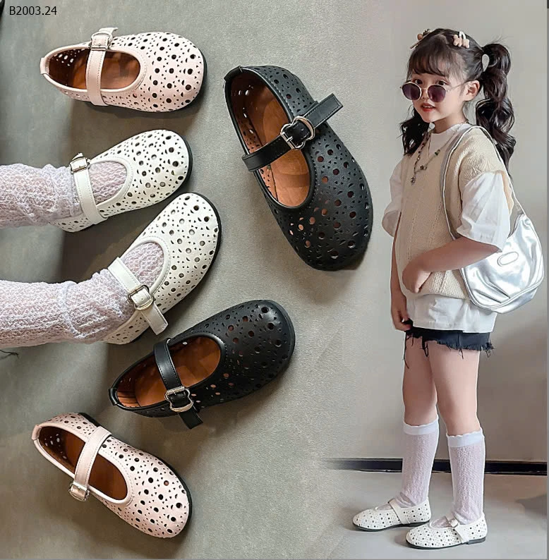 GIÀY BÚP BÊ LỖ RỖNG THOÁNG KHÍ BG-sỉ Sz 26-30 : 147k             Sz 31-36 : 156k 