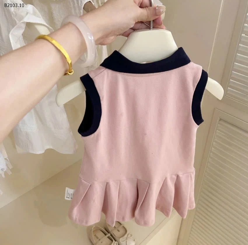 VÁY CỔ POLO BÉ GÁI -sỉ 135k