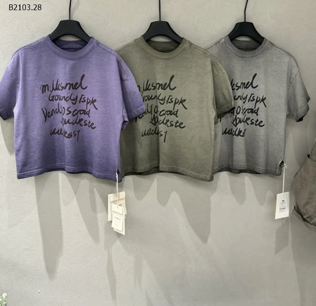 ÁO THUN LOANG IN CHỮ SZ ĐẠI-sỉ 175k