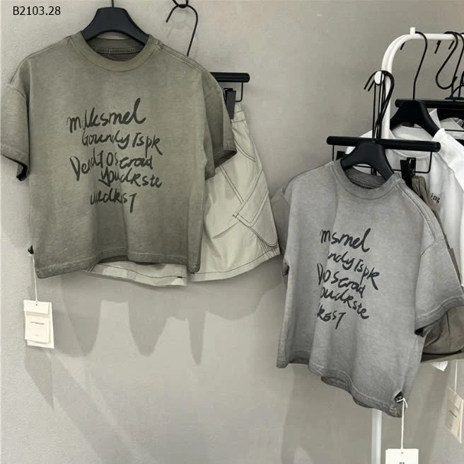 ÁO THUN LOANG IN CHỮ SZ ĐẠI-sỉ 175k