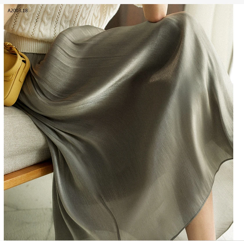 CHÂN VÁY LỤA CẠP CHUN -sỉ 145k