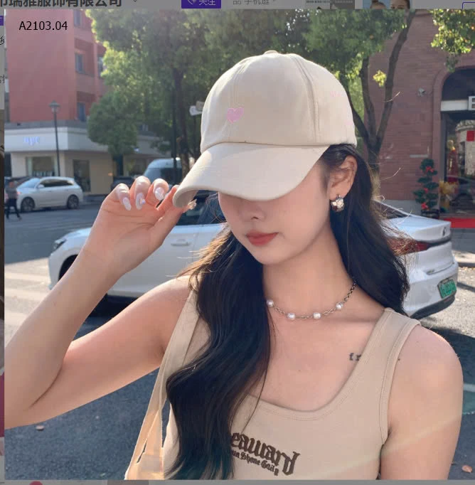 MŨ LƯỠI TRAI NỬA ĐẦU CHO NỮ -sỉ 57k