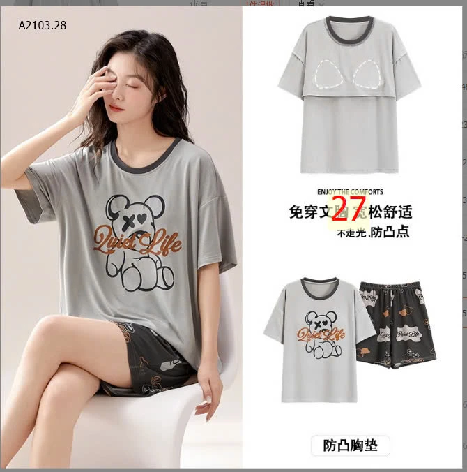 BST BỘ CỘC MẶC NHÀ NỮ KÈM BRA-sỉ 145k