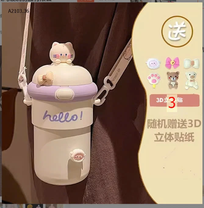 BÌNH NƯỚC HOẠT HÌNH CUTE-sỉ 58k
