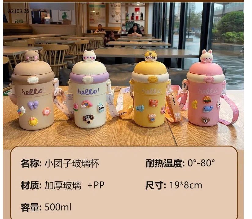 BÌNH NƯỚC HOẠT HÌNH CUTE-sỉ 58k
