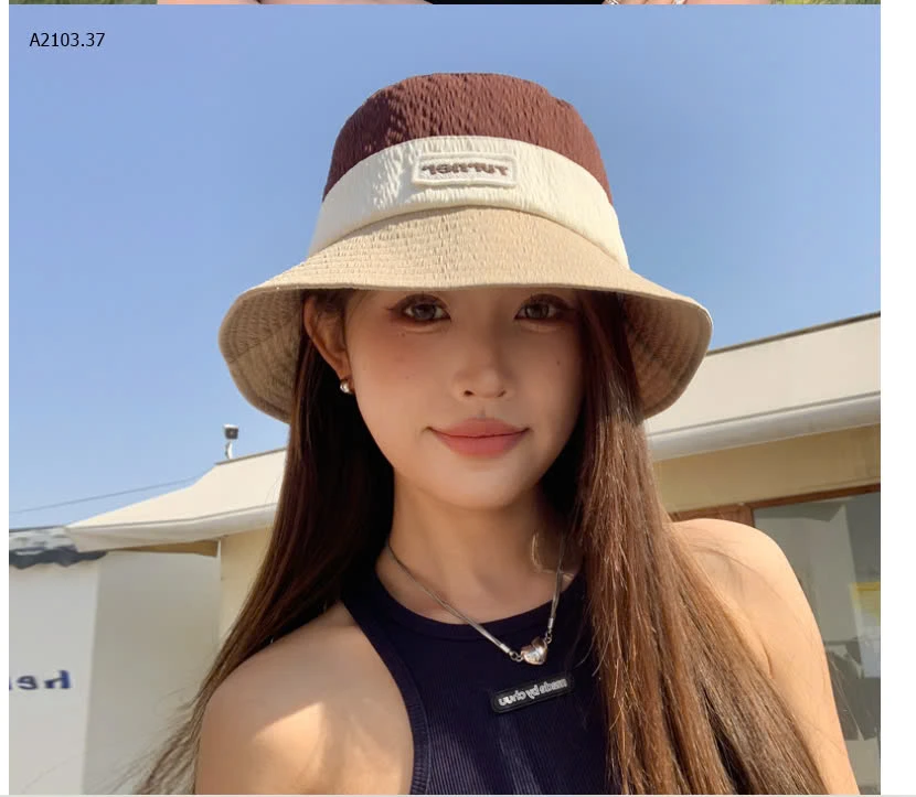 MŨ VÀNH TRÒN PHỐI MÀU-sỉ 78k