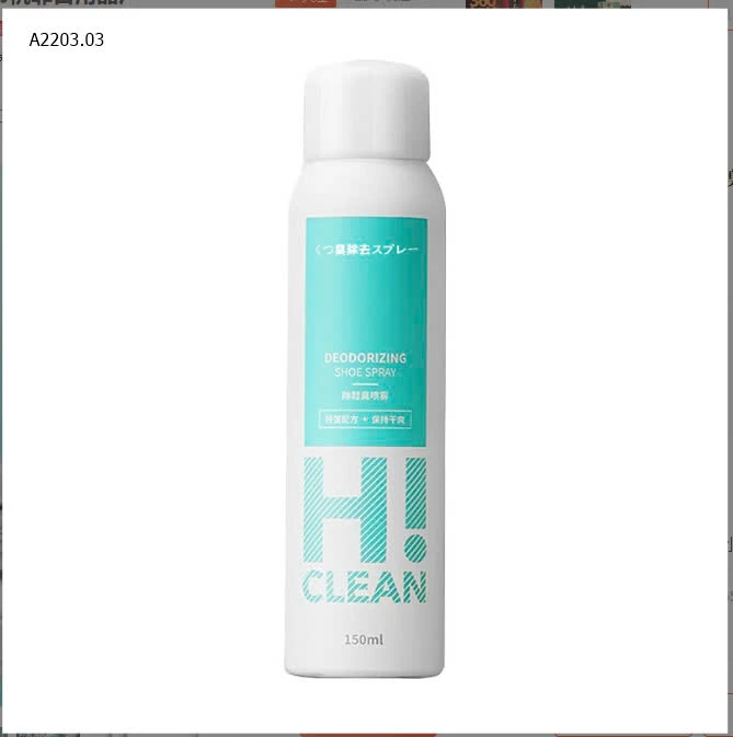 XỊT KHỬ MÙI- KHỬ KHUẨN GIẦY ERACLEAN -sỉ 70k/set 4c 