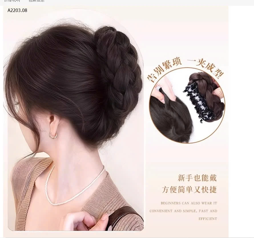 KẸP TÓC GIẢ HQ-sỉ 45k