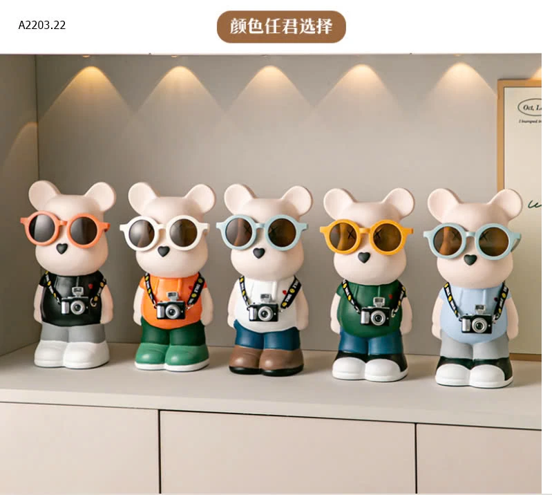 GẤU BEARBRICK -sỉ 230k/set 2c chọn mẫu