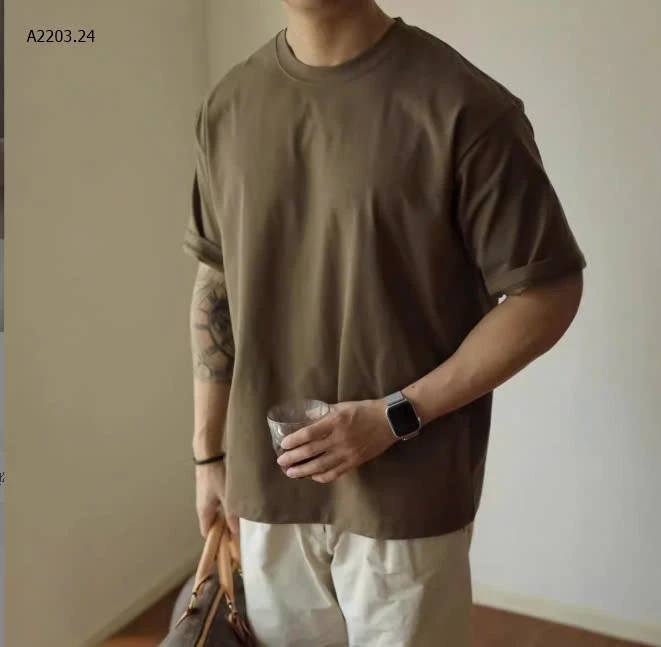 ÁO PHÔNG TRƠN CỔ TRÒN NAM-sỉ 89k