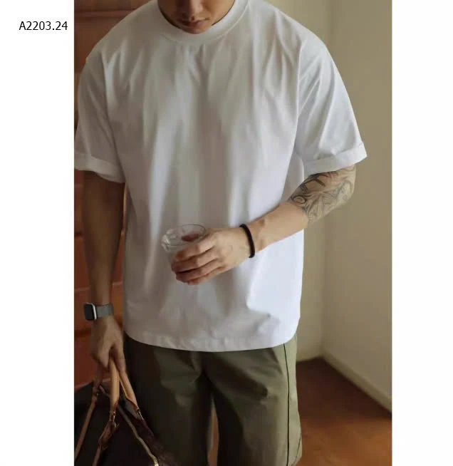 ÁO PHÔNG TRƠN CỔ TRÒN NAM-sỉ 89k