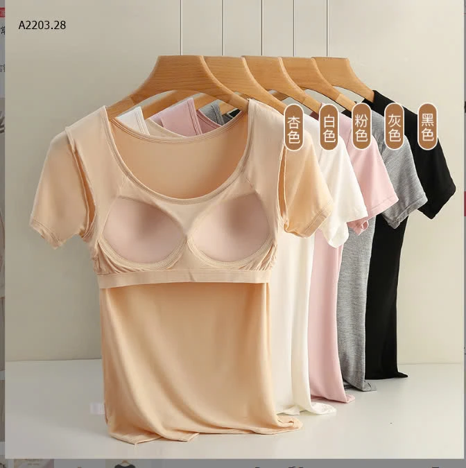 ÁO CỘC TAY NỮ KÈM BRA-sỉ 109k