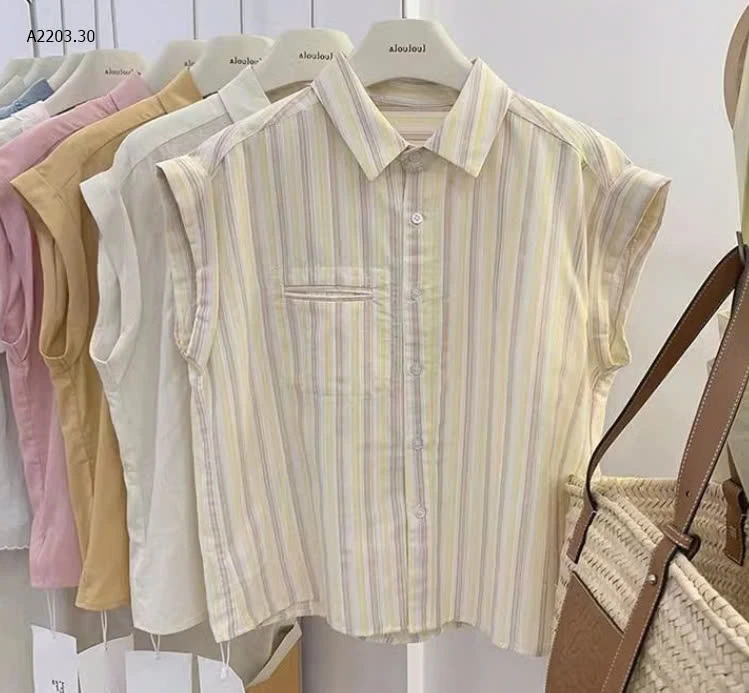 ÁO SƠ MI TAY HẾN CHO NỮ -sỉ 131k