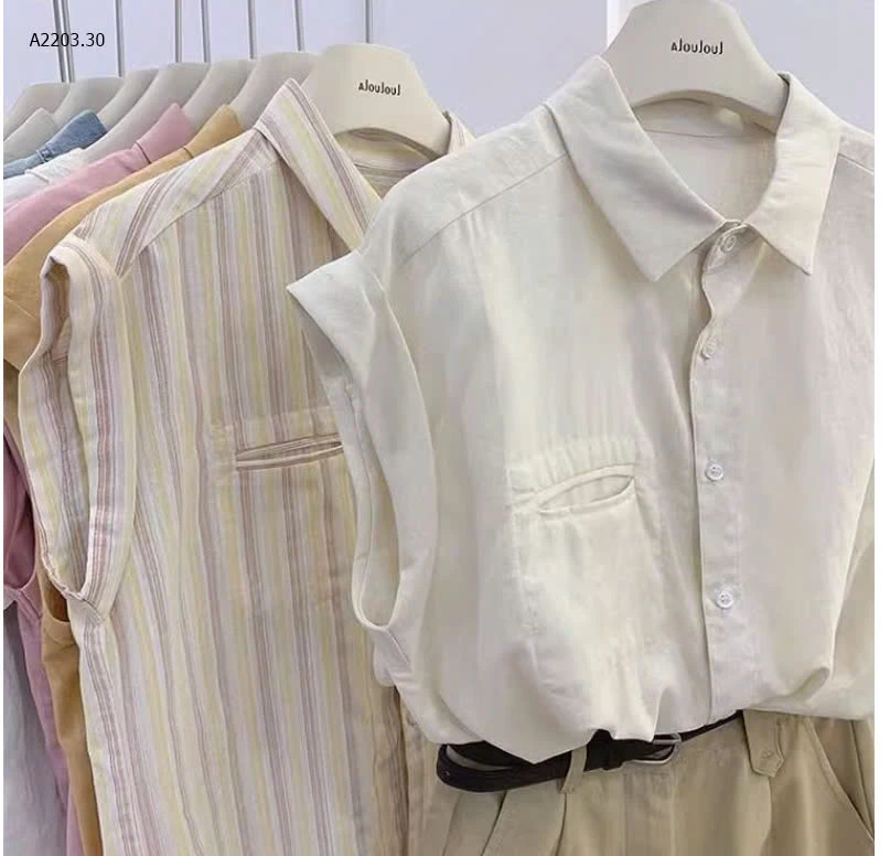 ÁO SƠ MI TAY HẾN CHO NỮ -sỉ 131k