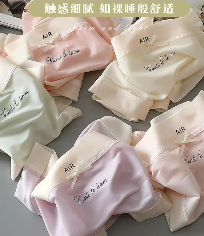 SET 10 QUẦN LÓT LỤA BĂNG NỮ -sỉ 110k/set 10c mix màu