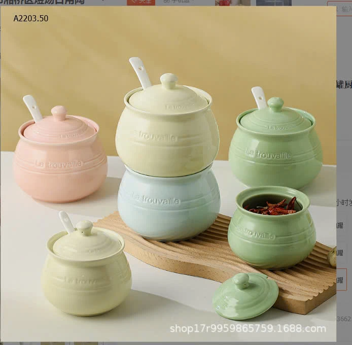 Hũ - Liễn mỡ có hộp xốp dung tích 1100ml -sỉ 133k