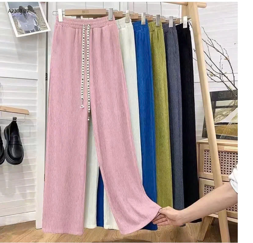 Quần suông ống rộng dây rút-sỉ 58k