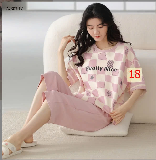 BỘ COTTON LỬNG NỮ MẶC NHÀ -sỉ 165k