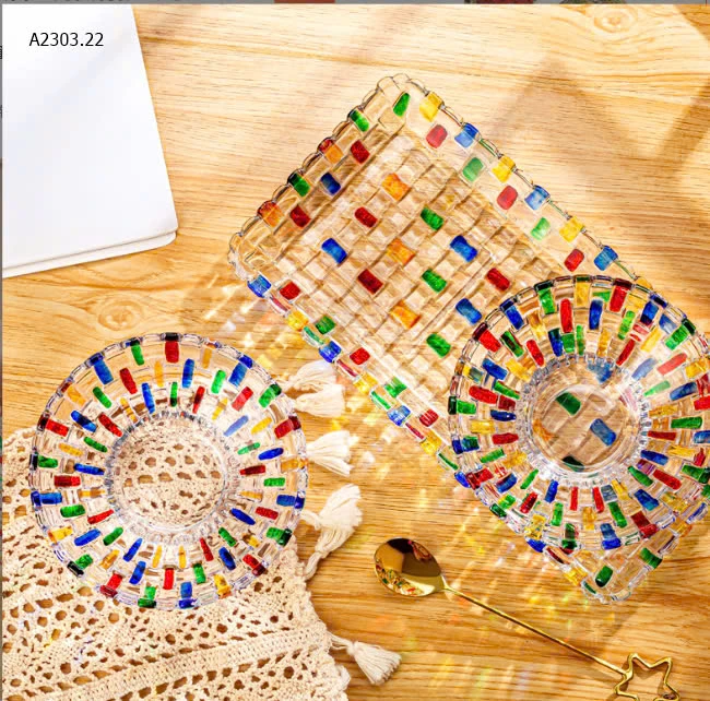 Set 2 bát 1 khay cầu vồng . -sỉ 125k