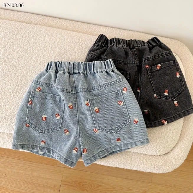 QUẦN SHORT JEAN CHO BÉ GÁI -sỉ 161k