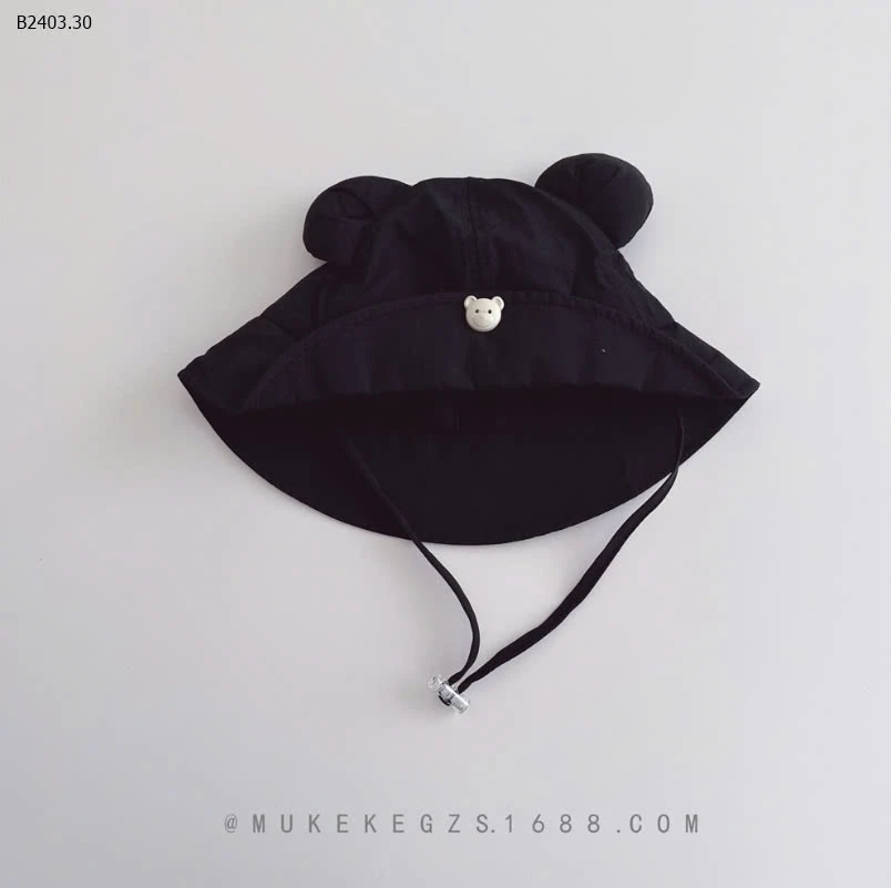 MŨ BÈO TAI GẤU KÈM QUAI CHO BÉ -sỉ 86k